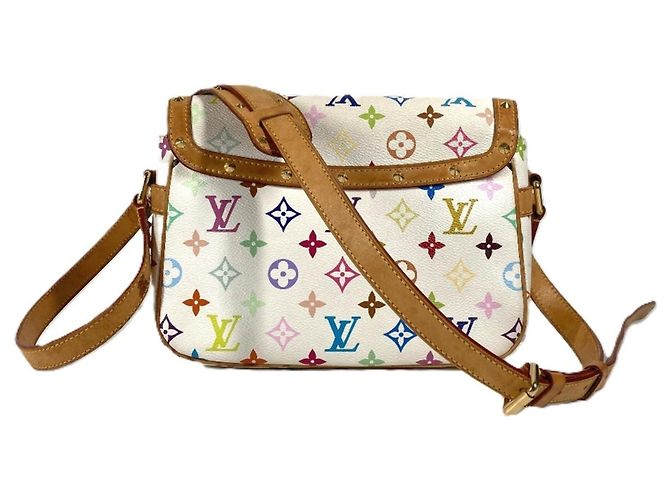 Sologne Schultertasche Monogramm Multicolor Louis Vuitton Weiß - Ansicht 2