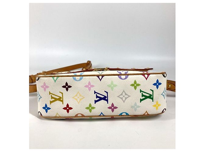 Sologne Schultertasche Monogramm Multicolor Louis Vuitton Weiß - Ansicht 5
