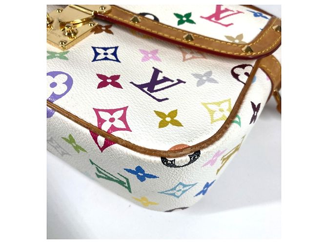 Sologne Schultertasche Monogramm Multicolor Louis Vuitton Weiß - Ansicht 6