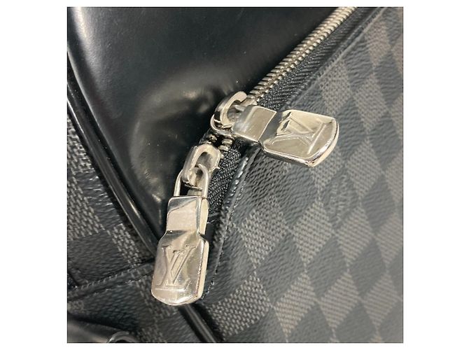 Borsa Dayton PM Damier Graphite Louis Vuitton Nero - vista 8
