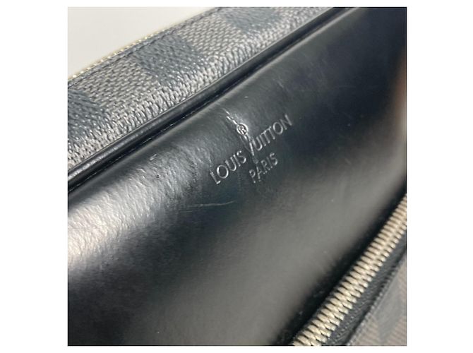 Borsa Dayton PM Damier Graphite Louis Vuitton Nero - vista 9