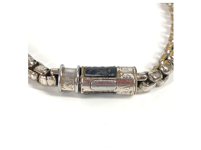 Charm-Armband Monogram Eclipse Louis Vuitton Schwarz Silber - Ansicht 3