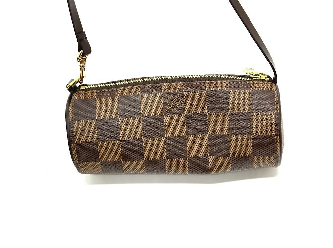 Borsa Cilindrica Papillon 30 Louis Vuitton Marrone - vista 15