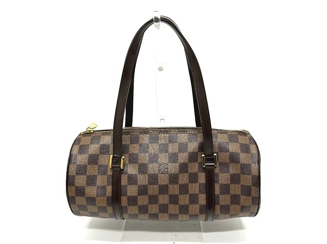 Borsa Cilindrica Papillon 30 Louis Vuitton Marrone - vista 2