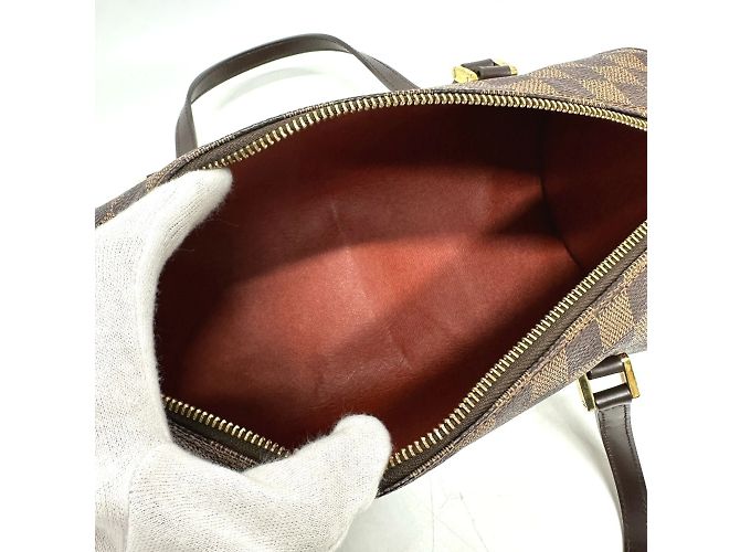Borsa Cilindrica Papillon 30 Louis Vuitton Marrone - vista 8