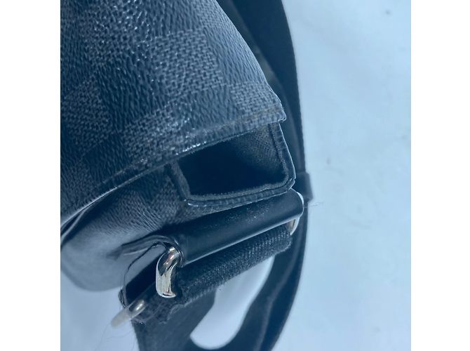 Borsa Messenger PM Damier Graphite Louis Vuitton Nero - vista 10