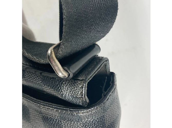 Borsa Messenger PM Damier Graphite Louis Vuitton Nero - vista 11