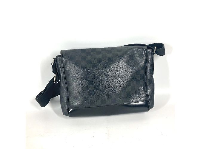 Borsa Messenger PM Damier Graphite Louis Vuitton Nero - vista 2