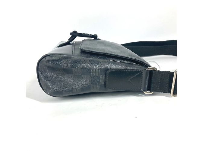 Borsa Messenger PM Damier Graphite Louis Vuitton Nero - vista 4