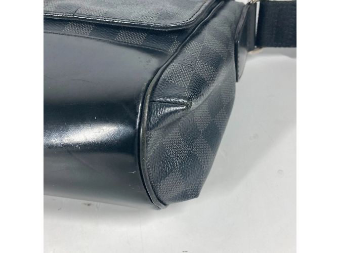 Borsa Messenger PM Damier Graphite Louis Vuitton Nero - vista 6