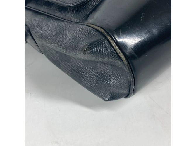 Borsa Messenger PM Damier Graphite Louis Vuitton Nero - vista 7