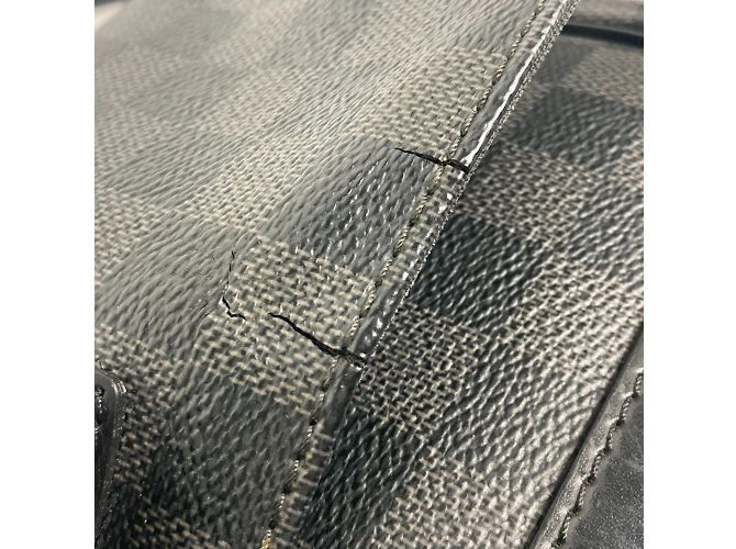 Borsa Messenger PM Damier Graphite Louis Vuitton Nero - vista 9
