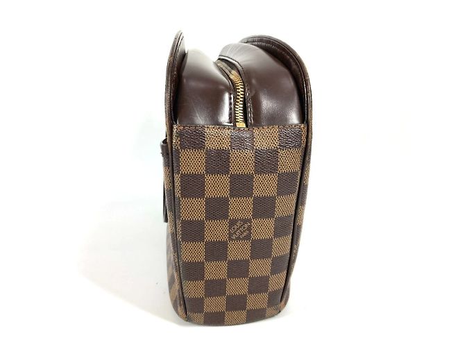 Horizontale Damier Saria Tasche von Louis Vuitton Braun Damier ebene - Ansicht 4