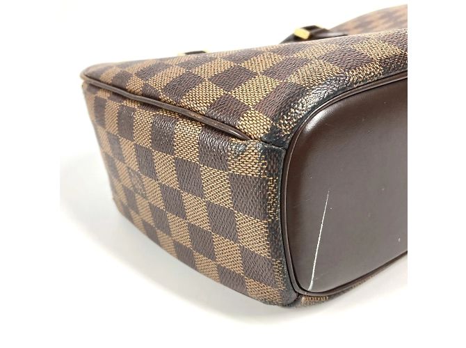 Horizontale Damier Saria Tasche von Louis Vuitton Braun Damier ebene - Ansicht 7
