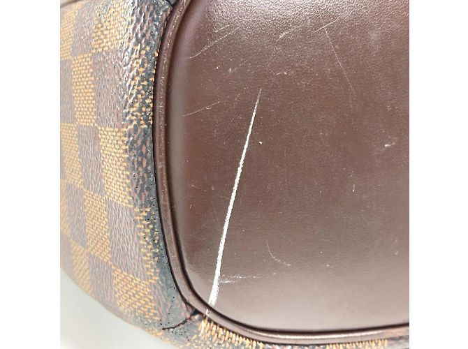Horizontale Damier Saria Tasche von Louis Vuitton Braun Damier ebene - Ansicht 8