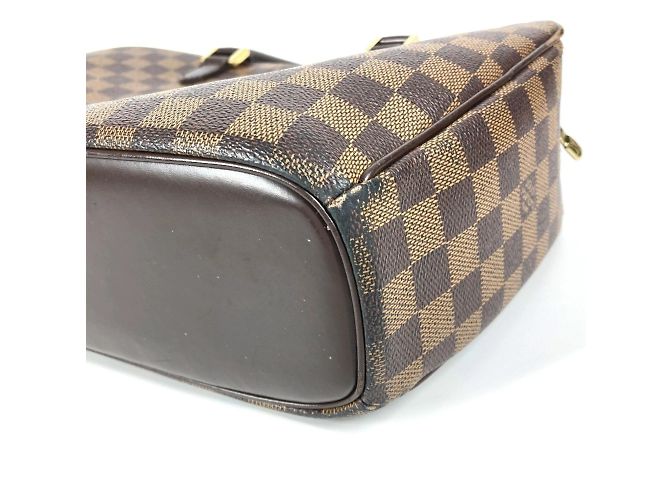 Horizontale Damier Saria Tasche von Louis Vuitton Braun Damier ebene - Ansicht 9