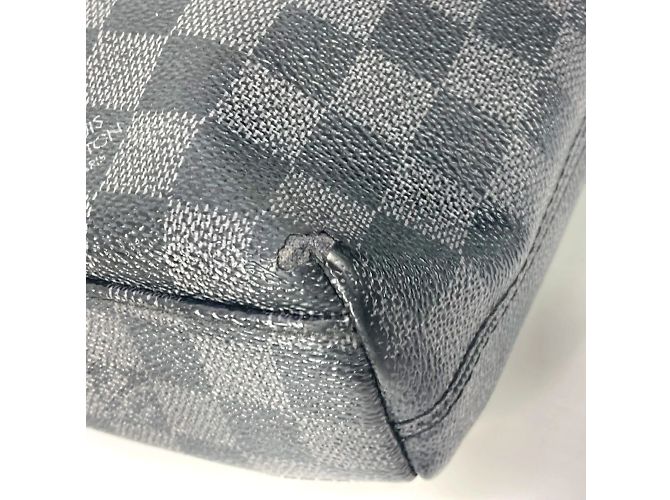 Louis Vuitton Damier Graphite Mick PM Bag Black - view 6