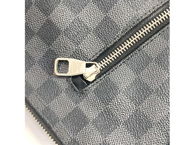 Louis Vuitton Damier Graphite Mick PM Bag Black - view 7
