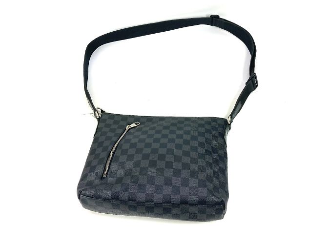 Louis Vuitton Damier Graphite Mick PM Bag Black - view 8