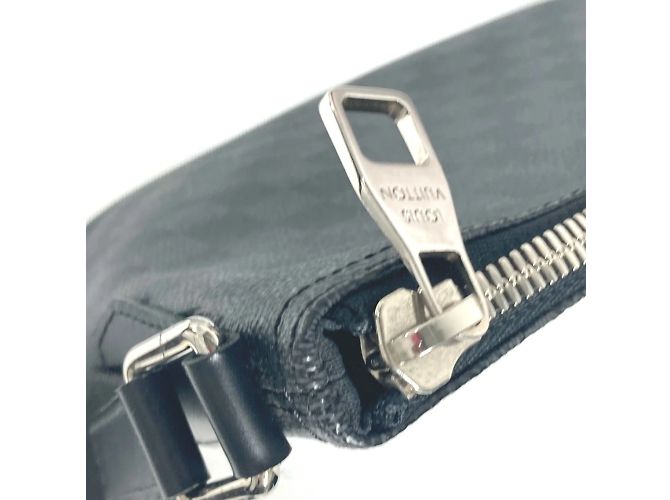 Borsa Mick PM Damier Graphite Louis Vuitton Nero - vista 9