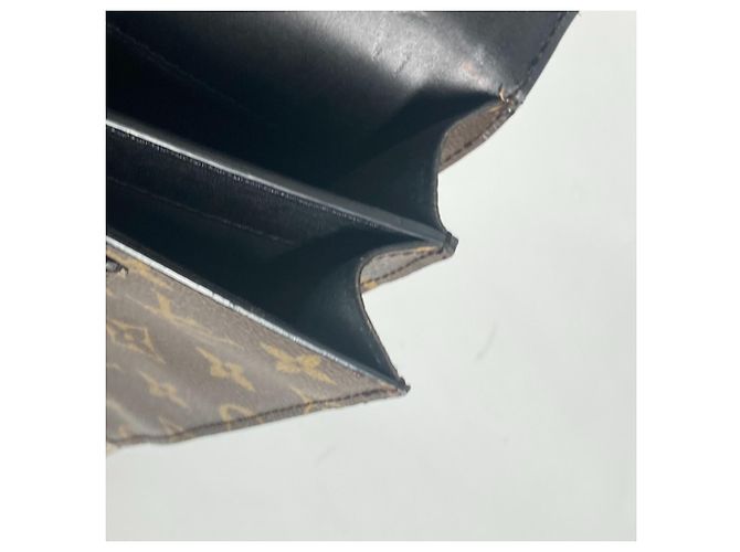 Borsa Rally Monogram Macassar di Louis Vuitton Marrone Nero Monogramma - vista 17