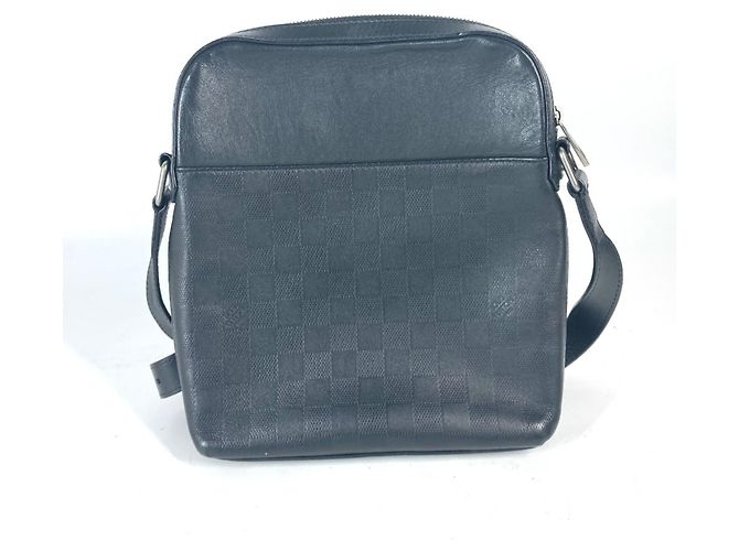 Borsa Pochette District Damier Infini Louis Vuitton Nero - vista 4