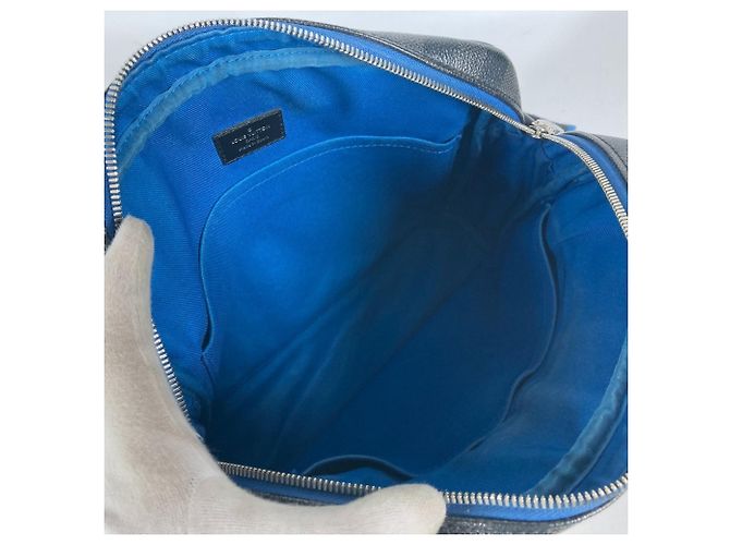 Borsa Dayton PM Damier Graphite Louis Vuitton Nero Blu - vista 10