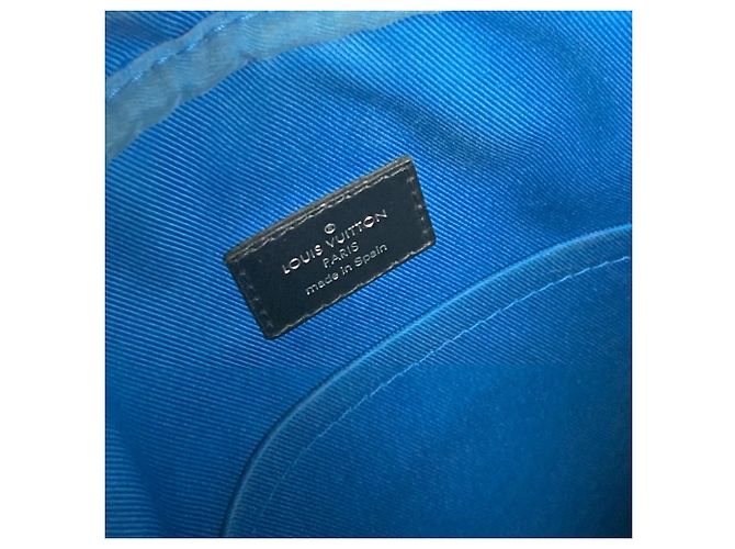 Borsa Dayton PM Damier Graphite Louis Vuitton Nero Blu - vista 11