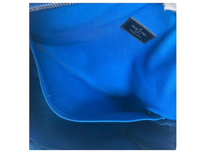 Borsa Dayton PM Damier Graphite Louis Vuitton Nero Blu - vista 14
