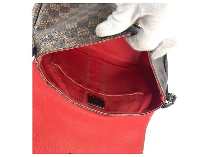 Borsa a tracolla Louis Vuitton Damier Buzace Roseberry Marrone Damier ebene - vista 13