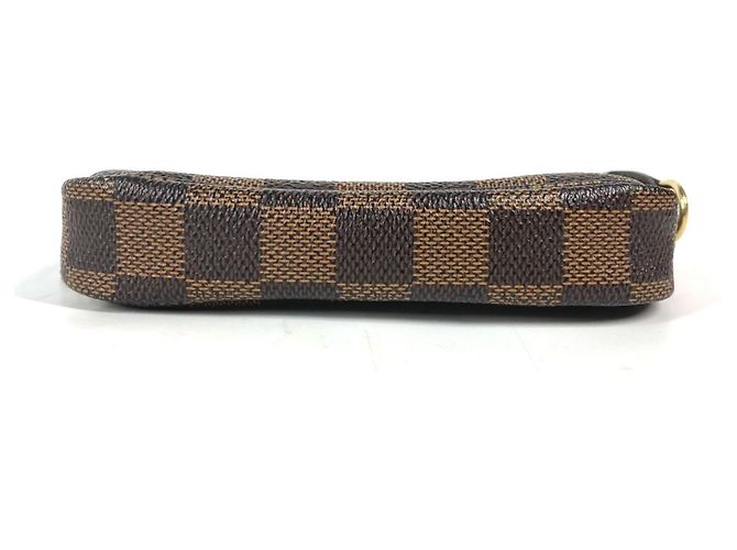 Borsa Accessorio Mini Pochette Damier T&B Louis Vuitton Marrone Rosso Damier ebene - vista 5