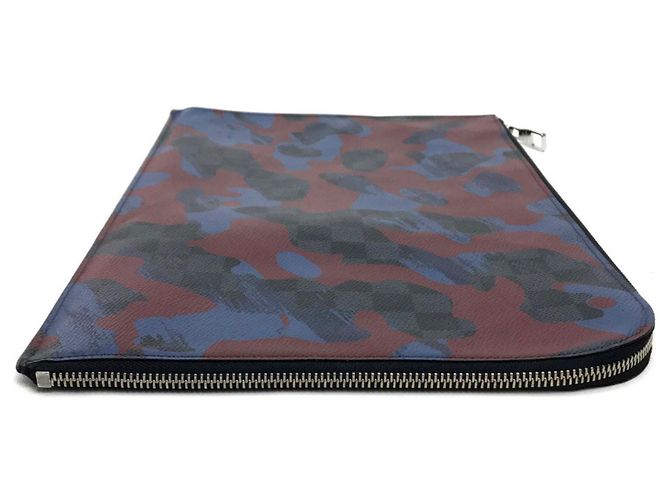 Borsa Pochette Jour GM Camouflage Damier Cobalt Louis Vuitton - vista 6