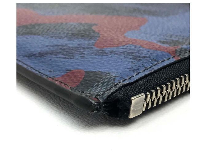 Borsa Pochette Jour GM Camouflage Damier Cobalt Louis Vuitton - vista 7