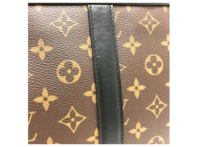 Borsa Pouch Keepall Monogram Louis Vuitton Marrone Monogramma - vista 5