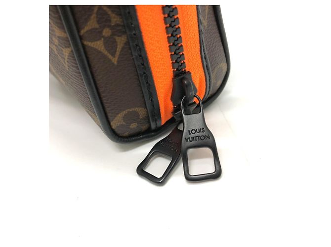 Borsa Pouch Keepall Monogram Louis Vuitton Marrone Monogramma - vista 9