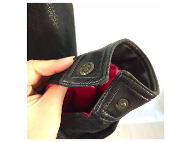 Moschino vintage giubbotto con frange anni '80 Nero - vista 11
