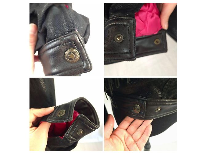 Moschino vintage giubbotto con frange anni '80 Nero - vista 12
