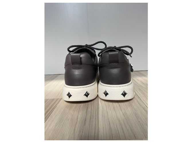 MCM Herren Sneaker aus Leder Grau - Ansicht 4