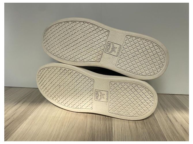 MCM Herren Sneaker aus Leder Grau - Ansicht 6