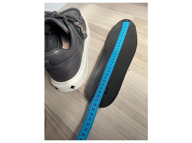 MCM Herren Sneaker aus Leder Grau - Ansicht 8