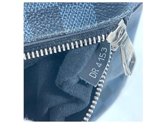 Greenwich Borsa Messenger Damier Cobalt Louis Vuitton Blu Blu navy - vista 17