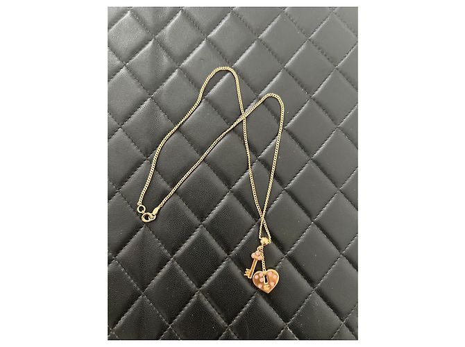 Collana Chanel House placcata oro dorata D'oro - vista 2