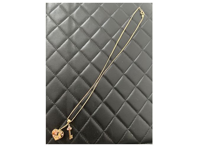 Collana Chanel House placcata oro dorata D'oro - vista 3