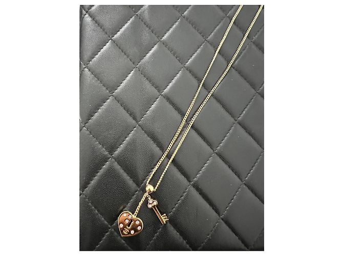 Collana Chanel House placcata oro dorata D'oro - vista 4
