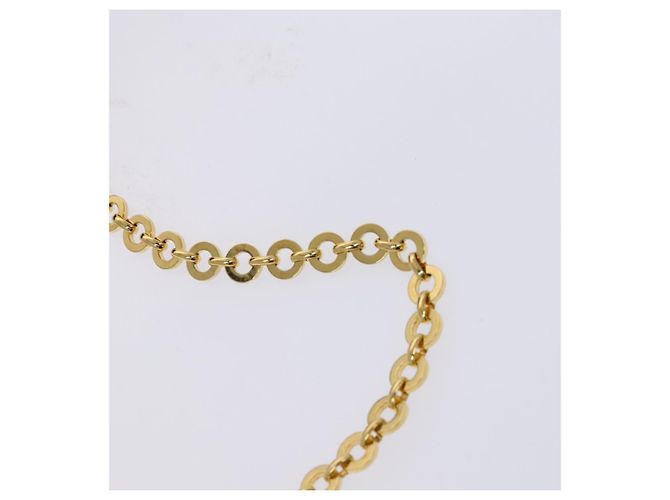 Borsa a spalla Vala Chain di Salvatore Ferragamo in smalto nero e oro Auth hk2388 D'oro - vista 8