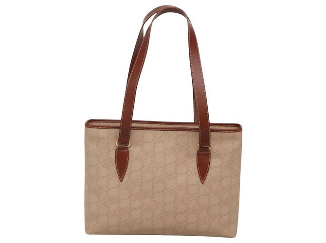 Chloé Borsa tote Chloe PVC beige Auth BA957 - vista 2