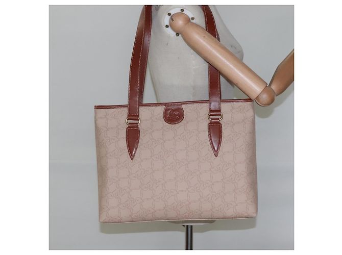 Chloé Borsa tote Chloe PVC beige Auth BA957 - vista 22