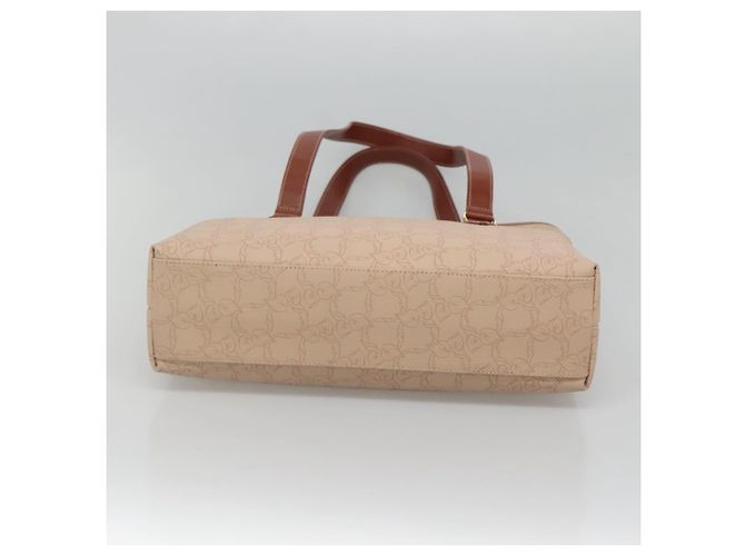 Chloé Borsa tote Chloe PVC beige Auth BA957 - vista 5