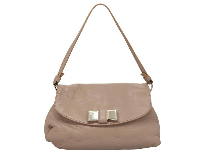 Chloé Borsa a mano in pelle Chloe Elsie 2 vie rosa Auth BA864 - vista 13