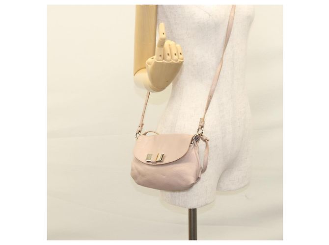 Chloé Borsa a mano in pelle Chloe Elsie 2 vie rosa Auth BA864 - vista 26